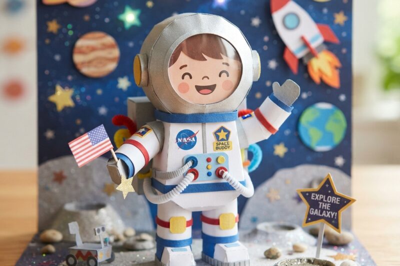 How to Make a Cute Paper Astronaut That Every Child Will Love