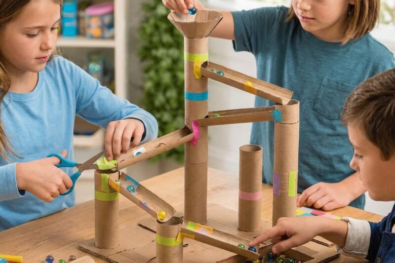Madsia Project: The Cardboard Ball Track Game