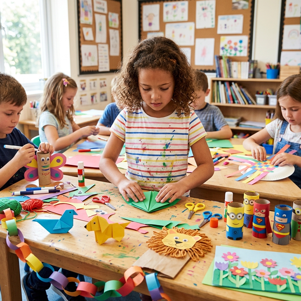 Paper crafts are one of