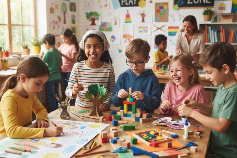 School Project Involving Fun Activities for Children: Learning Through Creativity and Play