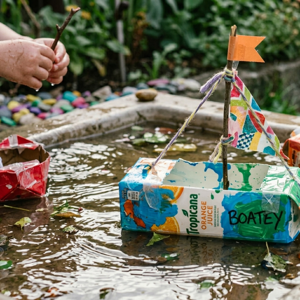 School Project Building an Unsinkable Boat Using Household Materials