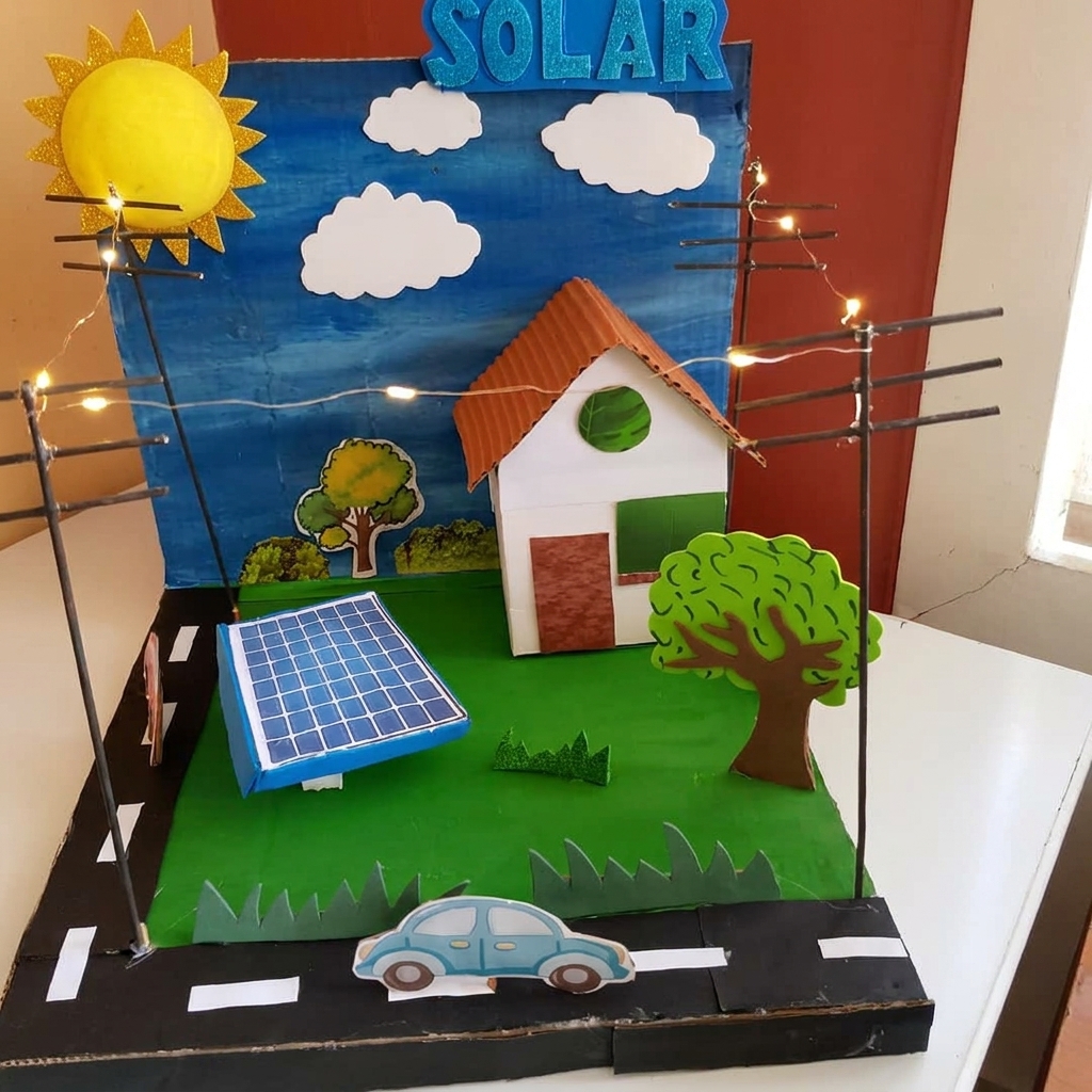 Simple Solar Energy School Project for Children