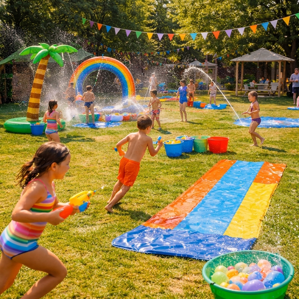 Sprinkler Splash Zone