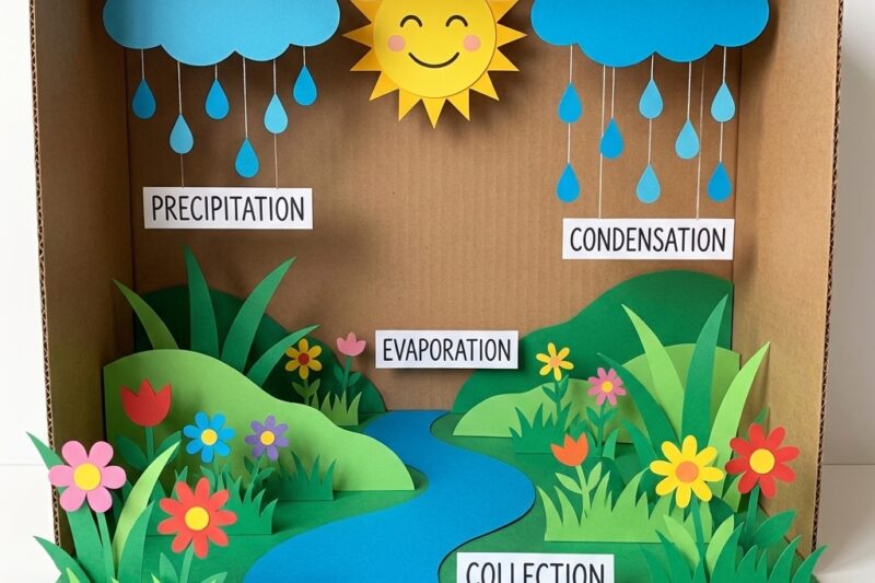 The Water Cycle in Nature for Children