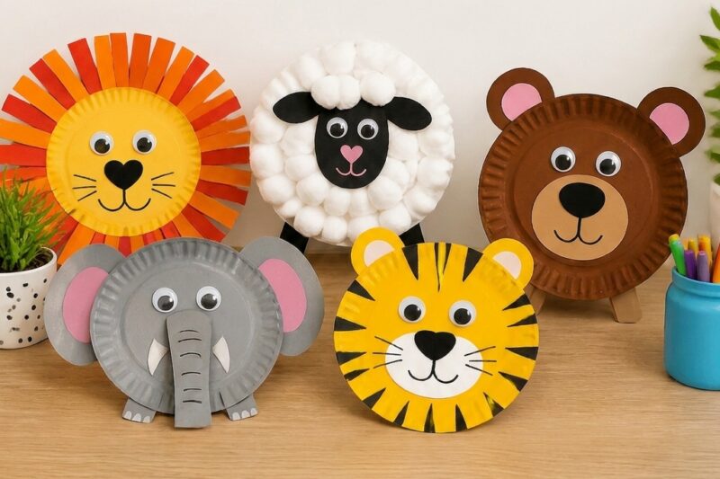 Animals Made from Paper Plates: A Fun and Creative Craft Project for Kids