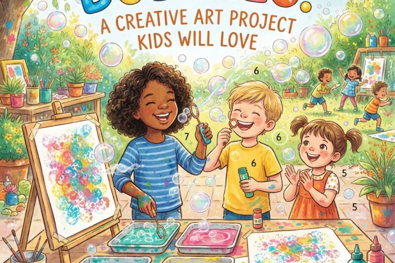 Bubble Cover Illustration: A Creative Art Project Kids Will Love