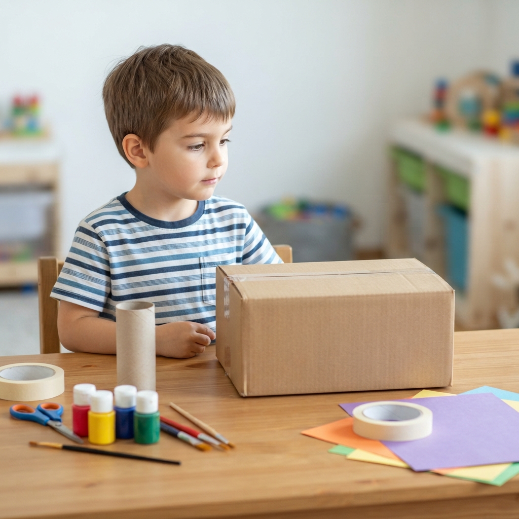 cardboard toolbox