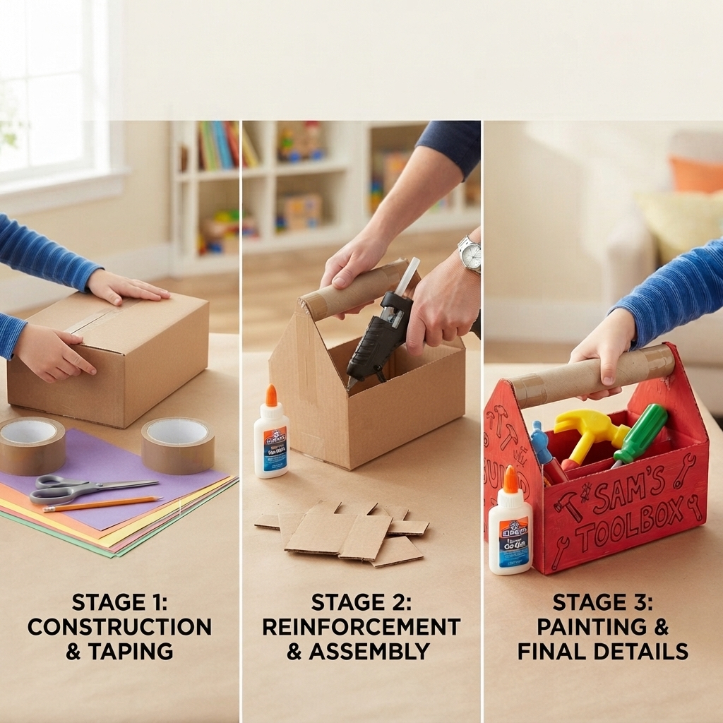 cardboard toolbox