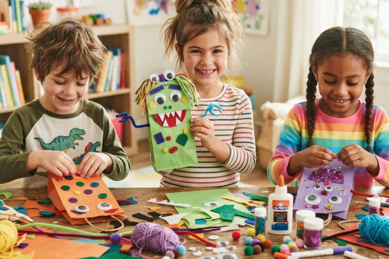 Paper Bag Monster Dolls: A Fun DIY Craft Project Kids Will Love