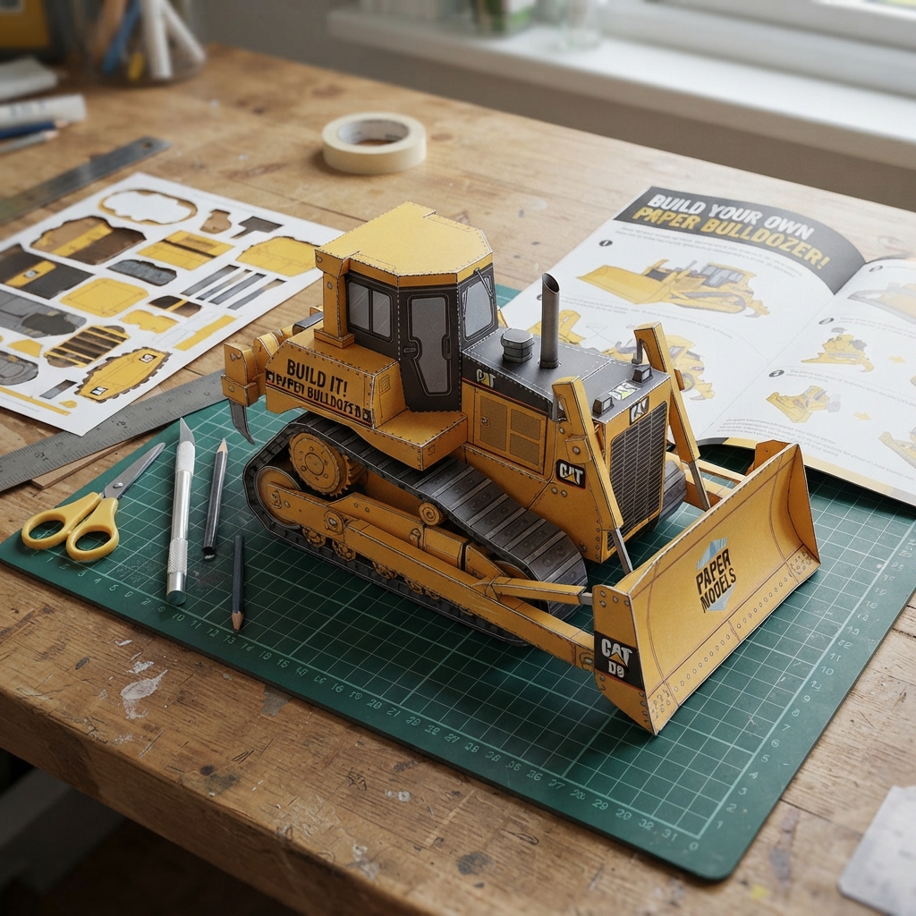 paper bulldozer