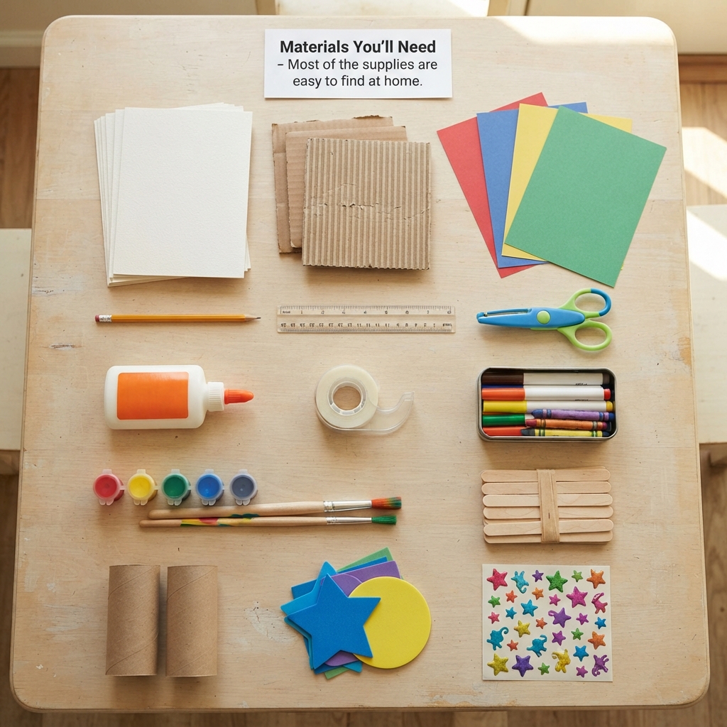 paper carpentry tools project