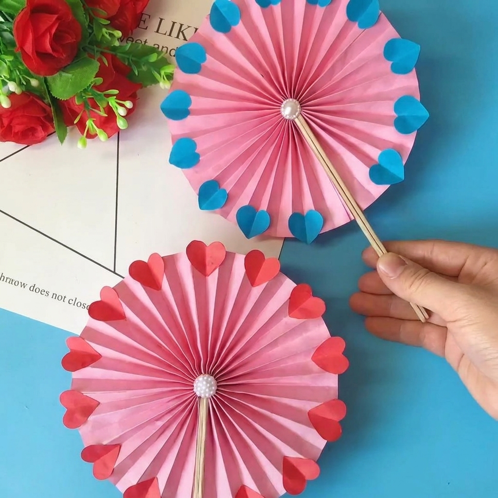 paper fan that spins in the air