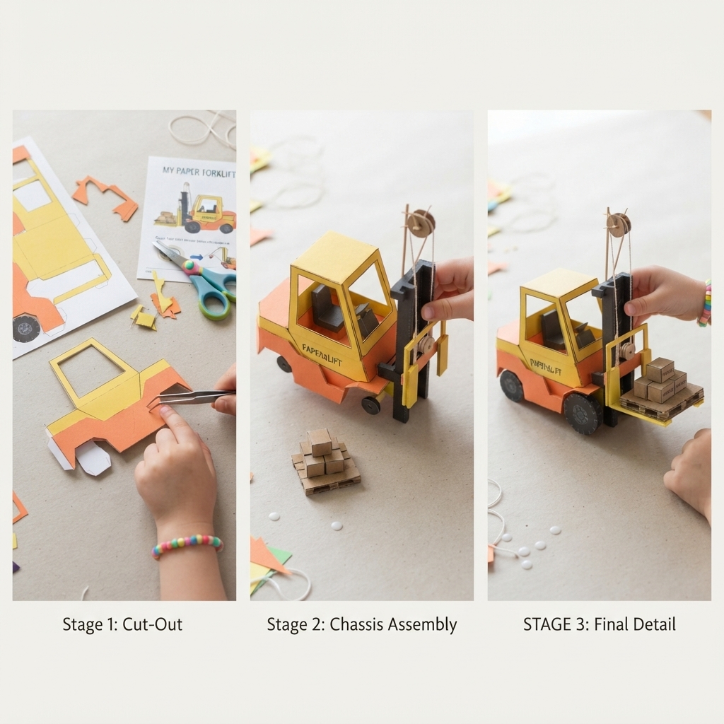 paper forklift