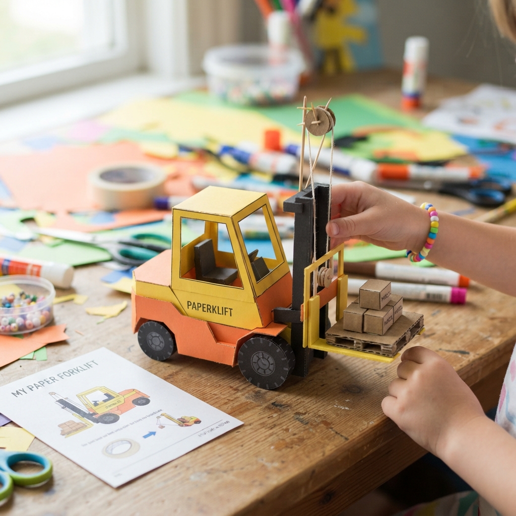 paper forklift