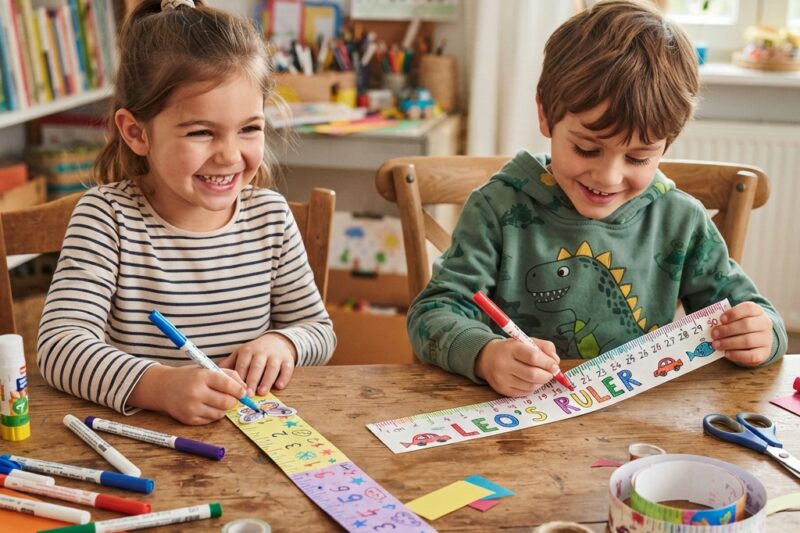 Paper Measuring Tape for Children: A Fun and Educational DIY Craft Project
