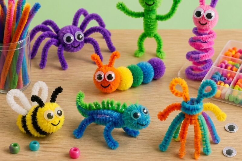 Pipe Cleaner Creatures: A Fun and Imaginative Craft Project Children Love