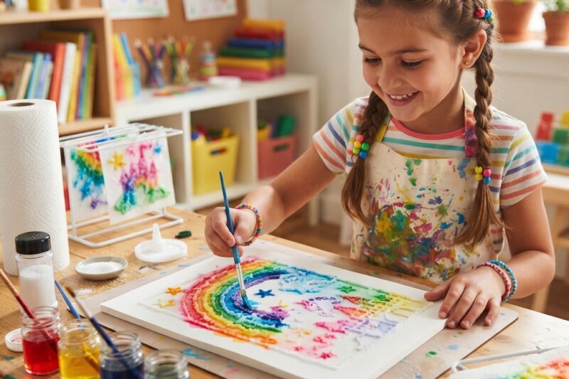 Salt Painting: A Magical Art Activity Kids Will Love