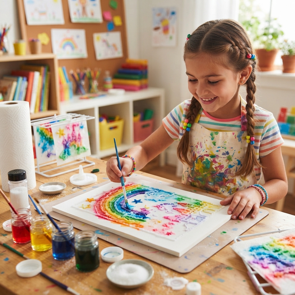 salt painting