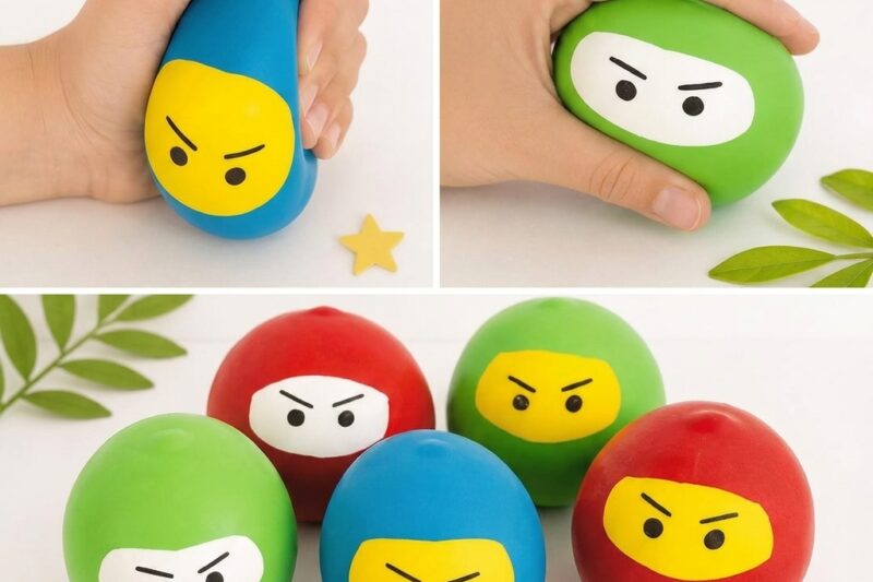 School Project: Making Soft Paper Ninja Balls at Home