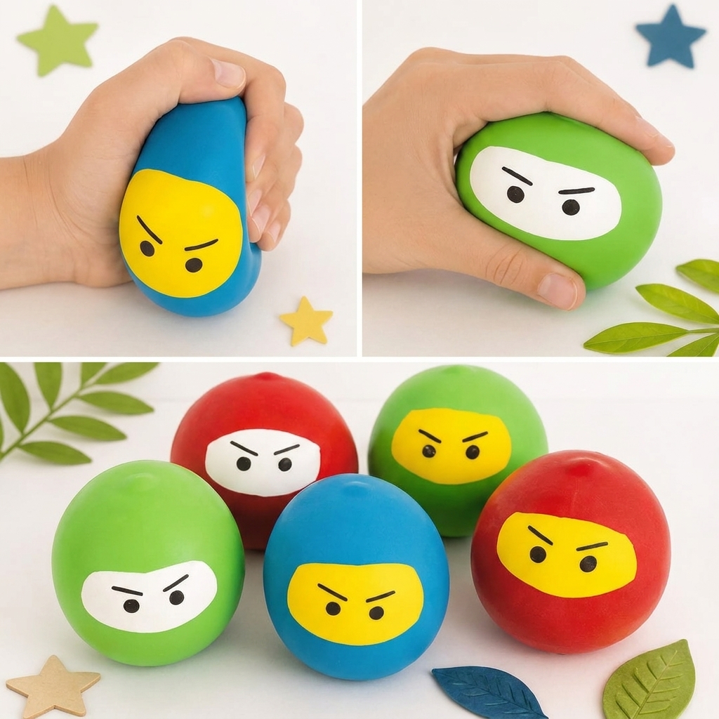 soft paper ninja balls
