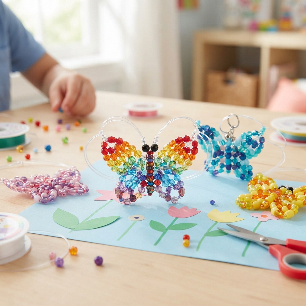 A Beaded Butterfly for Children