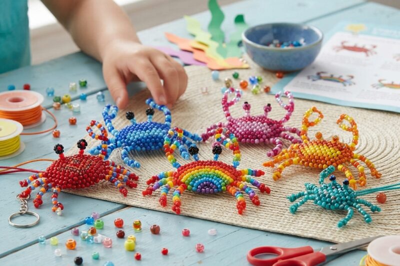A Beaded Crab for Children