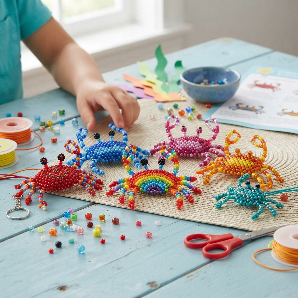A Beaded Crab for Children