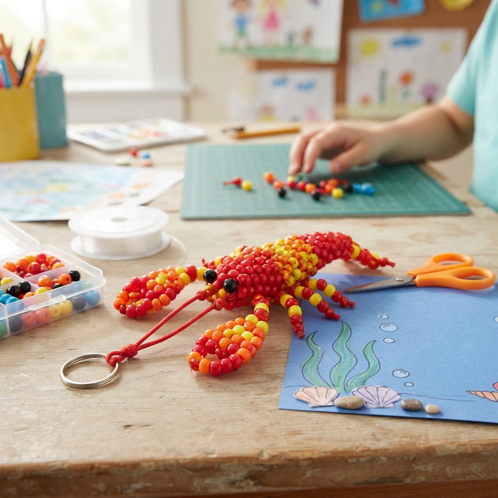 A Beaded Lobster for Children