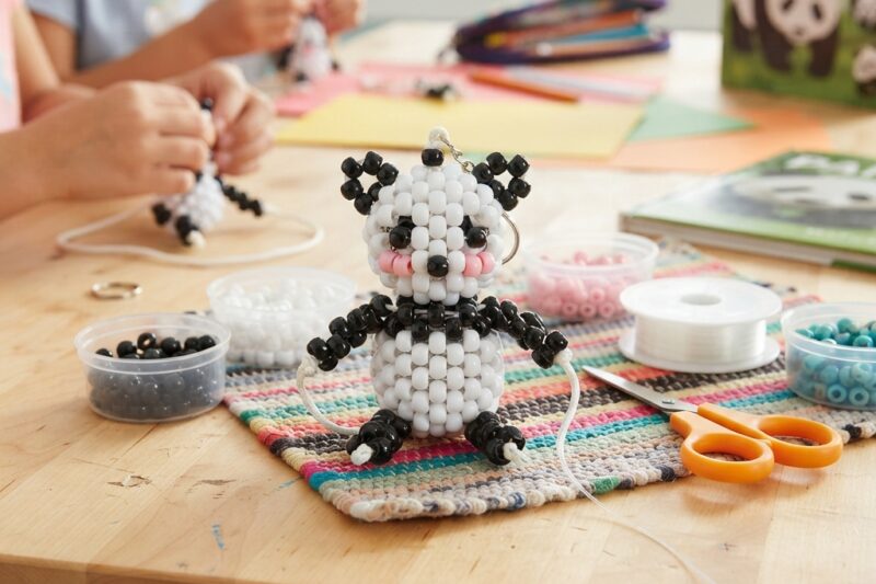 A Beaded Panda for Children