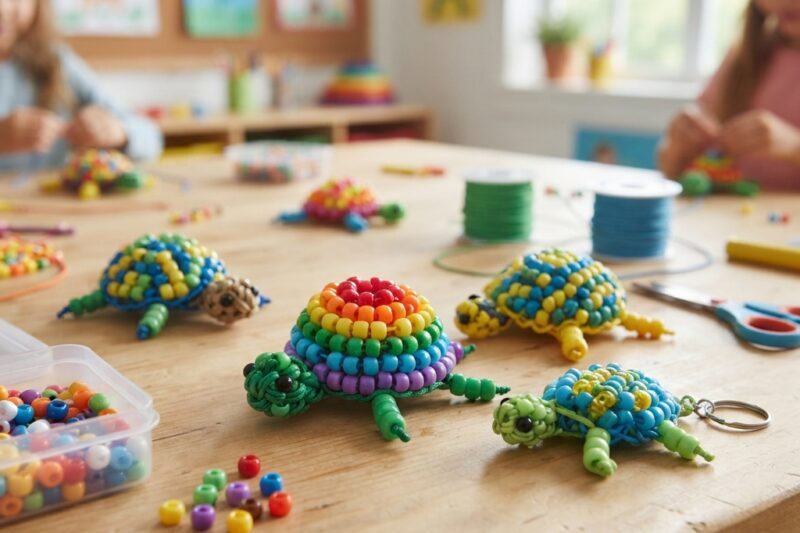 A Beaded Turtle for Children