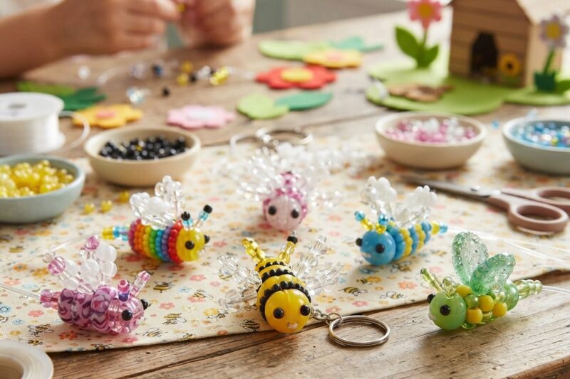 A Bee Made of Beads for Children