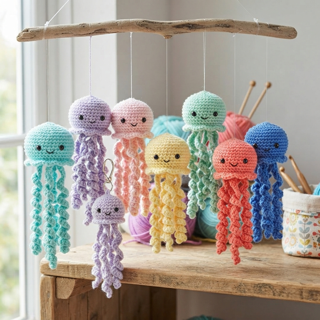 Crocheted Jellyfish