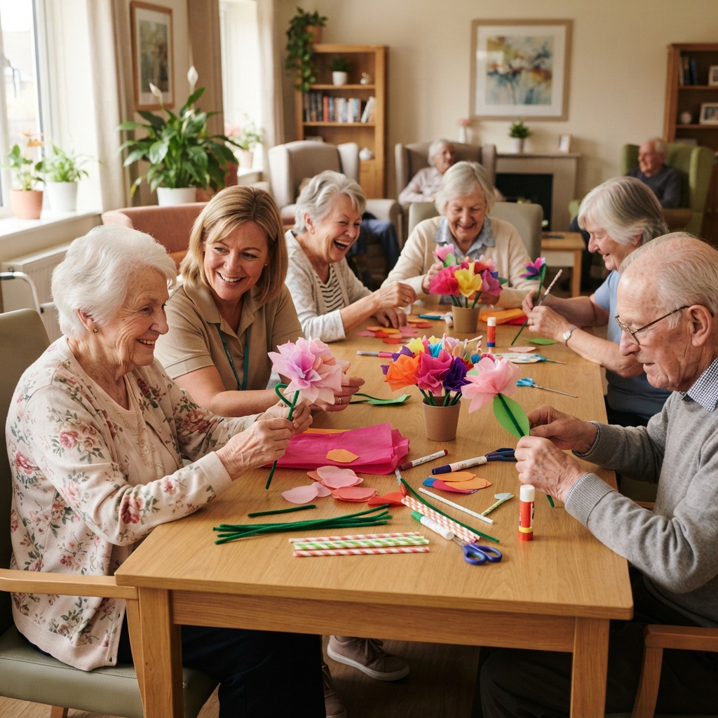 Easy Crafts for Elderly People in Nursing Homes