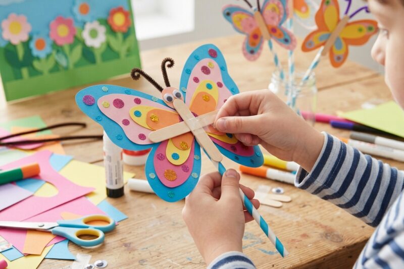 How to Make Animated Paper Butterflies 🦋