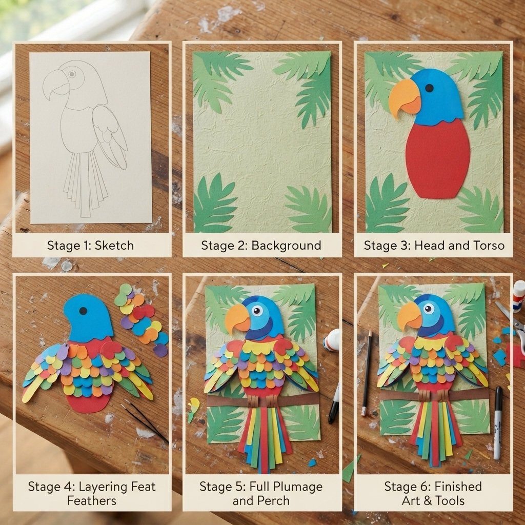 How to Make a Colorful Paper