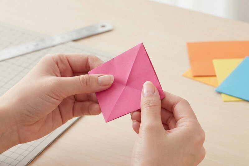 How to Make a Rotating Flower from Colored Paper