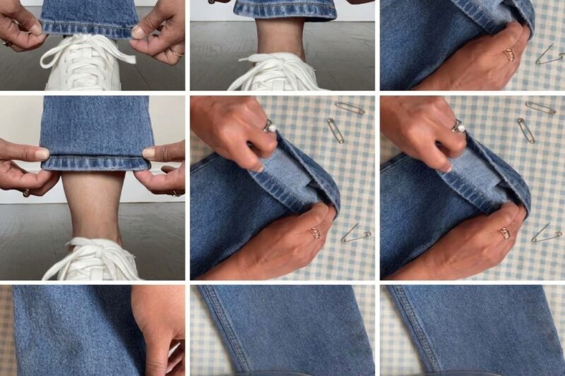 How to Shorten Trousers Without a Sewing Machine