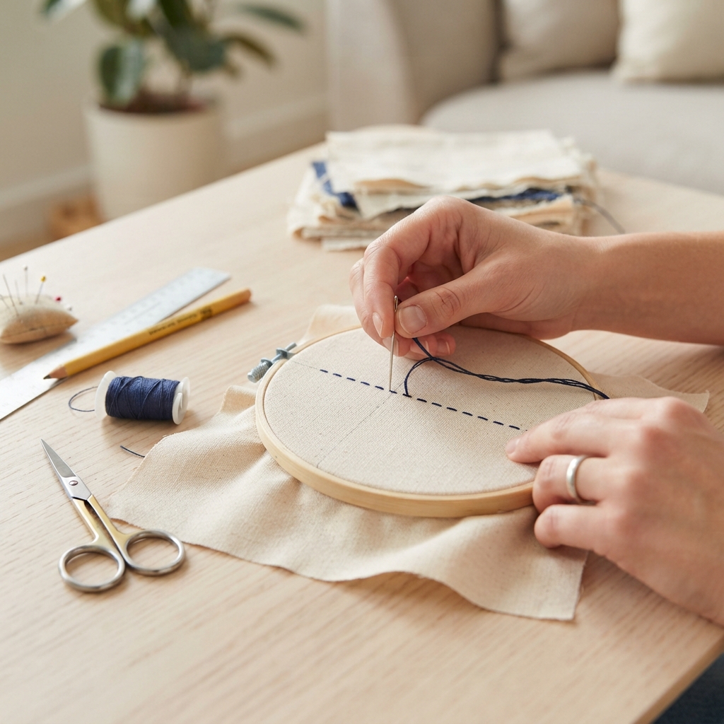 Learning the Running Stitch for Beginners