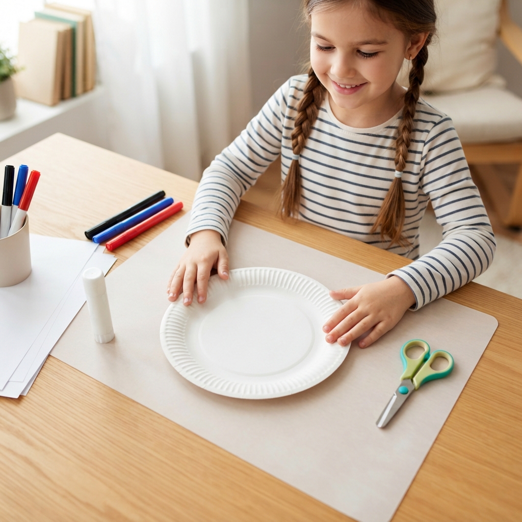 Prepare the Paper Plate