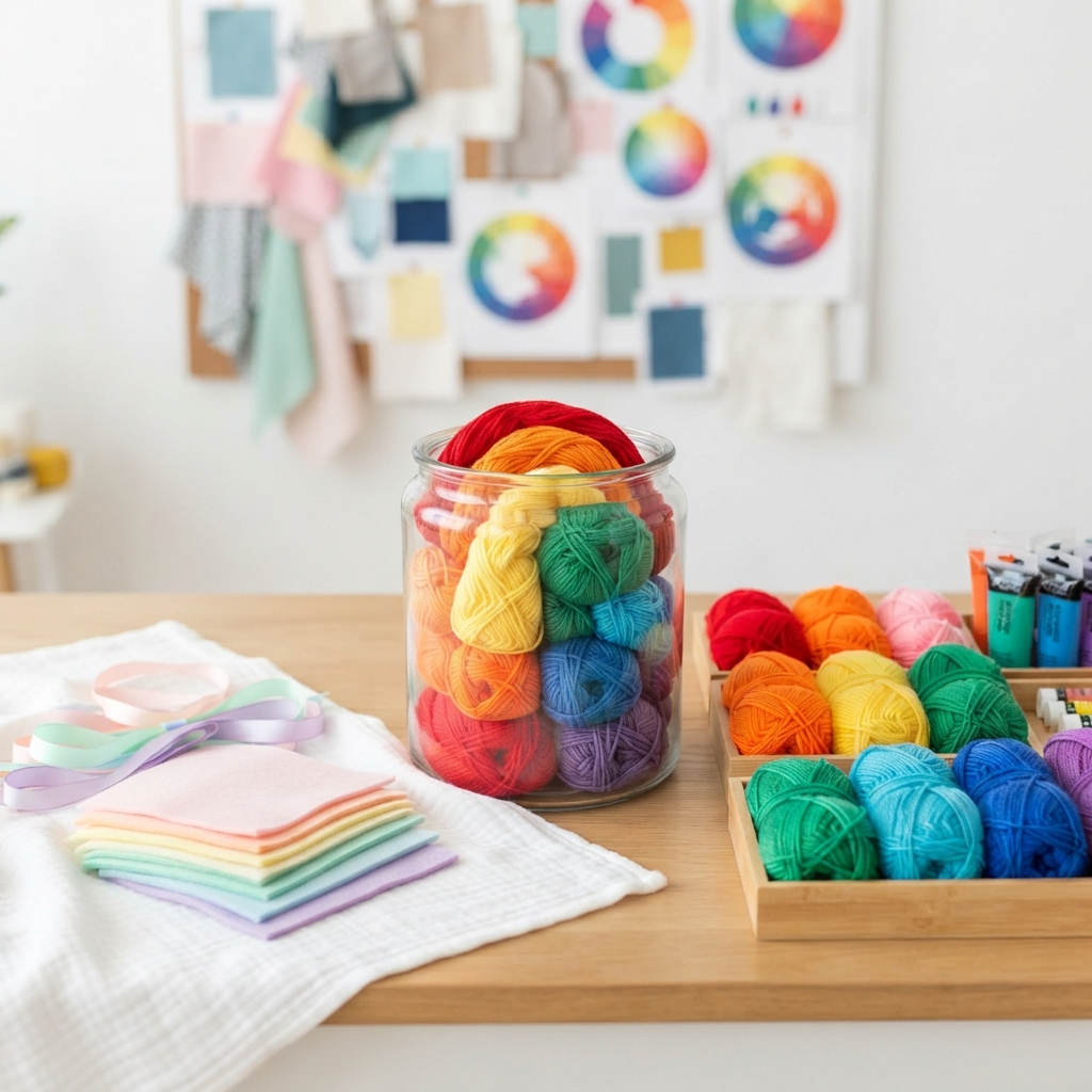 Step 1 Choose the Rainbow Colors