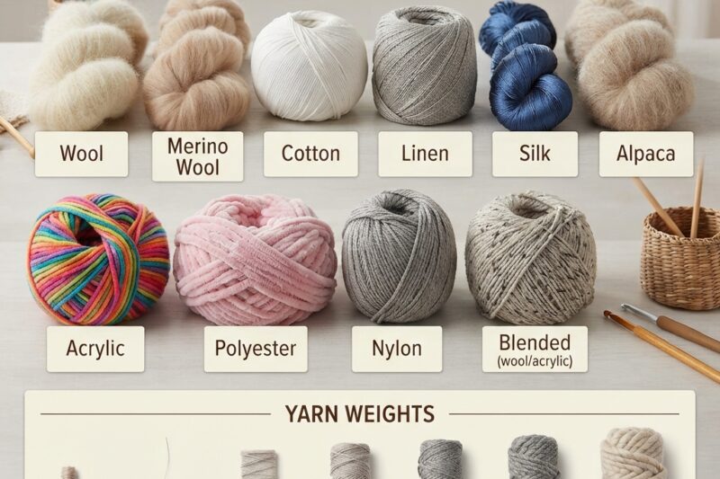 Types of Yarn and How to Choose the Right Type