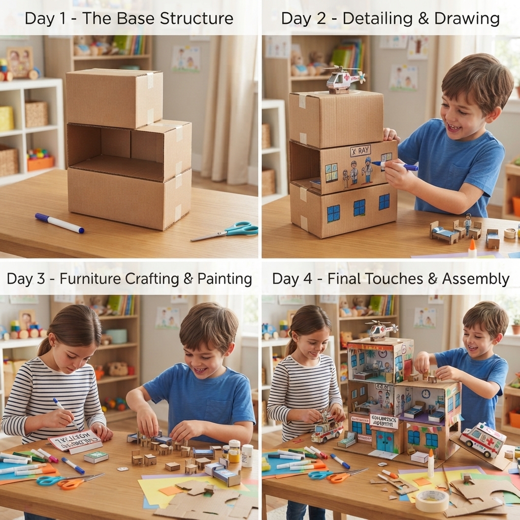 cardboard hospital project
