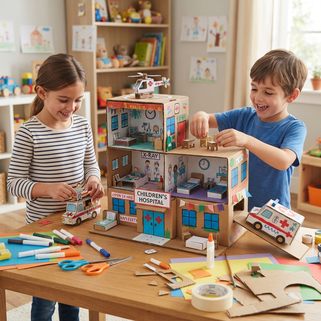 cardboard hospital project
