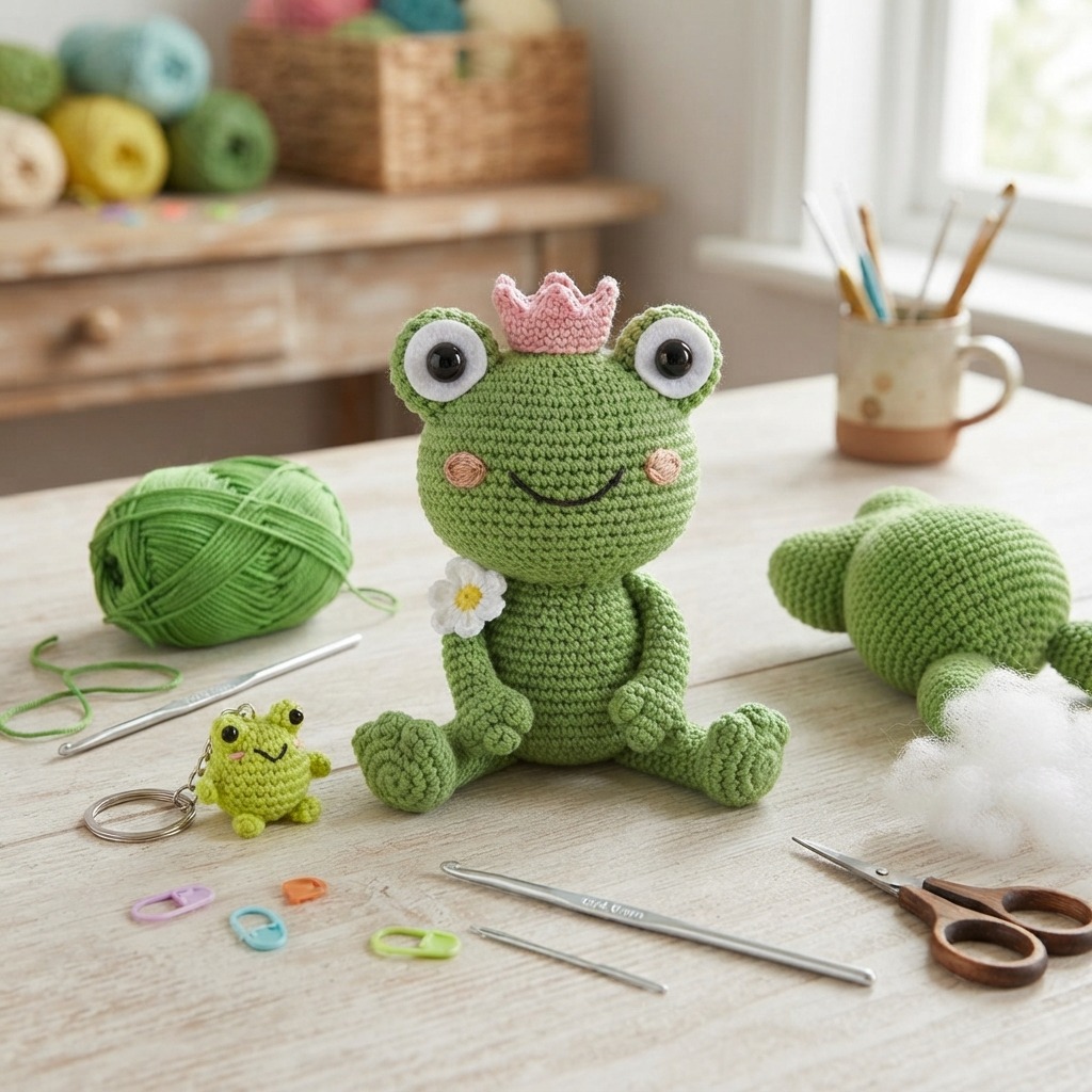 How to Make a Crocheted Frog