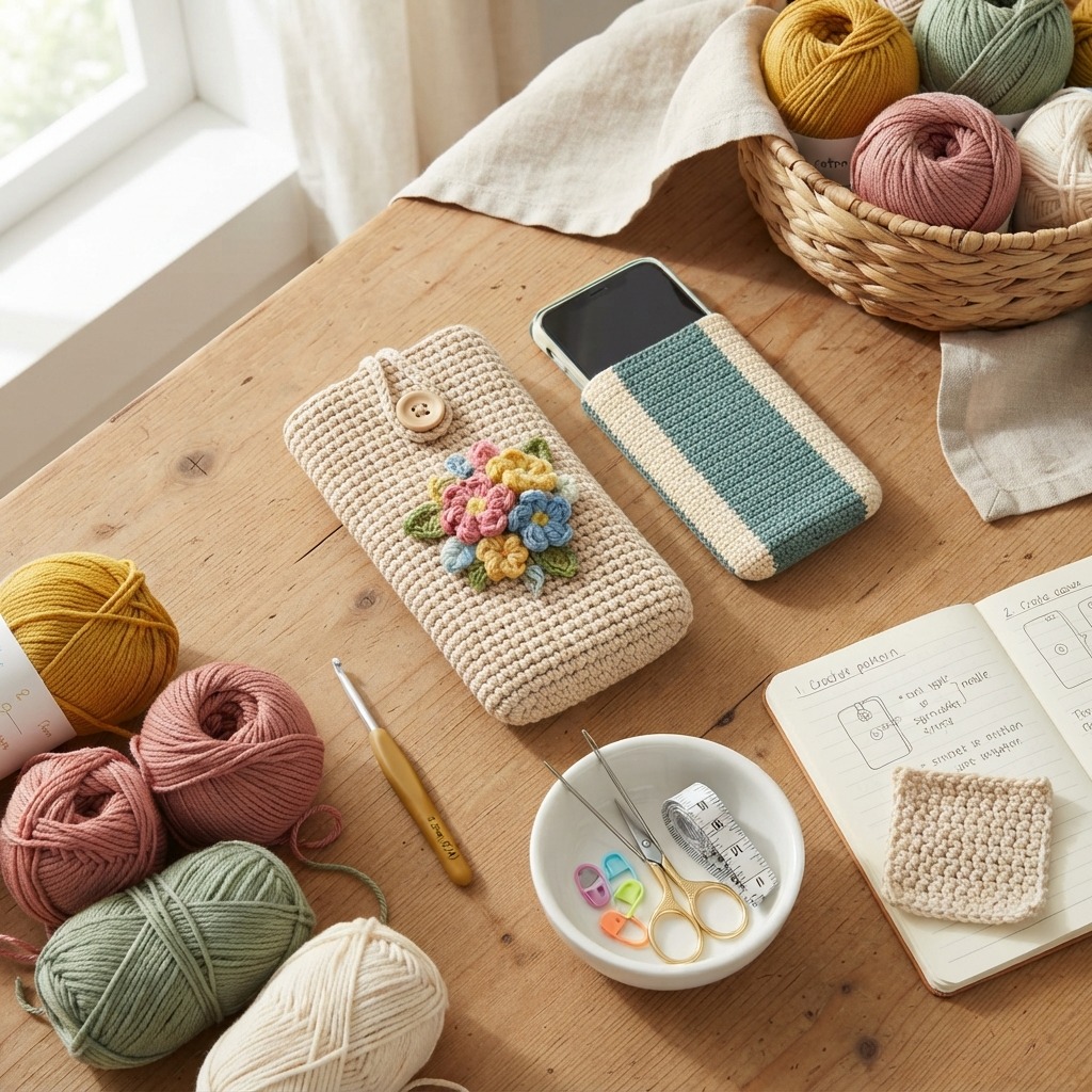 How to Make a Crocheted Phone Case