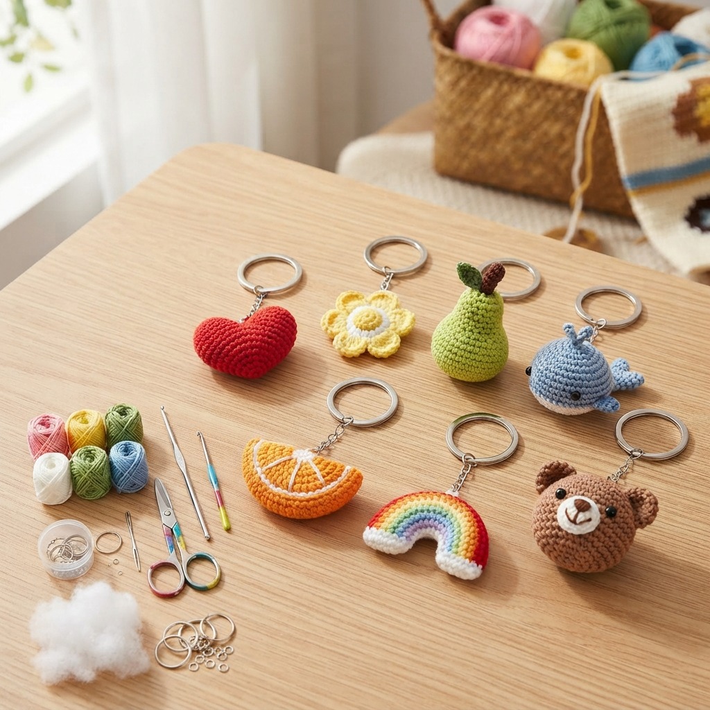 How to Make a Crochet Keychain