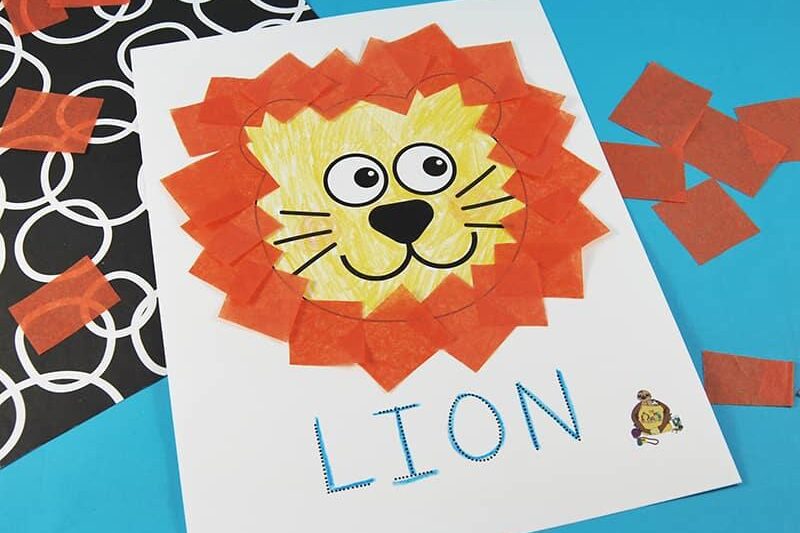 How to Make Lion-Shaped Name Tags: A Fun Craft for Children
