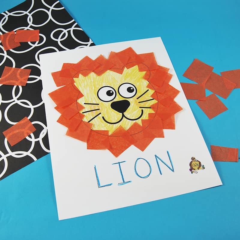 lion-shaped name tags
